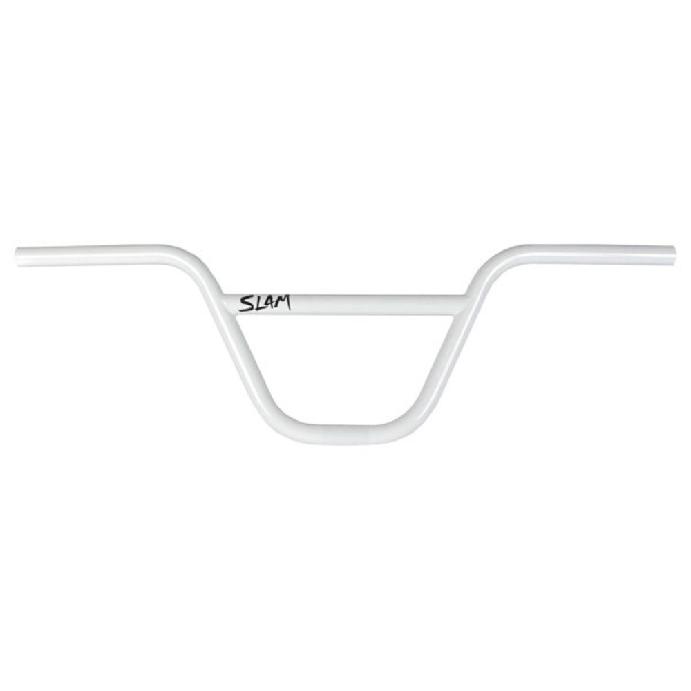 S&M SLAM WHITE BMX BIKE HANDLEBAR CULT PRIMO BMX BIKES RISE 8”